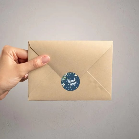 500 Thank You Colorful Stickers - Picture 3 of 3